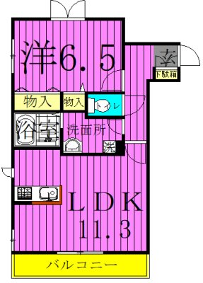 Maisond or KAMEARI EAST 間取り図