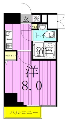 Win Excellence Ⅳ 502号室 間取り