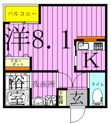ヒルヴィランタ  間取り図
