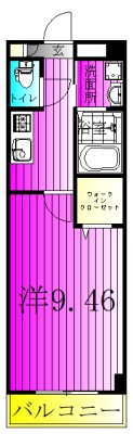 アーバニタ 309号室 間取り