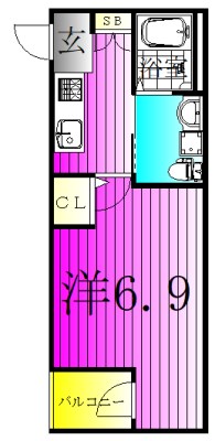 Infinity Dream 　～インフィニティドリーム～ 303号室 間取り