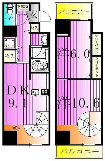 Ｃａｎｔａｂｉｌｅ 間取り図