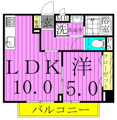 ＨＥＬＩＯＳ　ＢＵＲＧ 間取り図