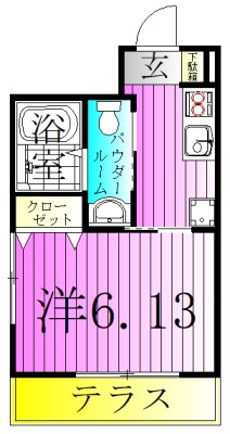 NSGATE青井・弘道 間取り図