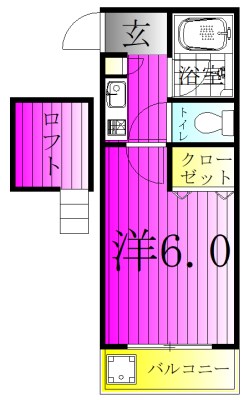 ジュネパレス我孫子第03 204号室 間取り