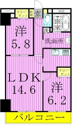 ロイヤルＫＪ 間取り図