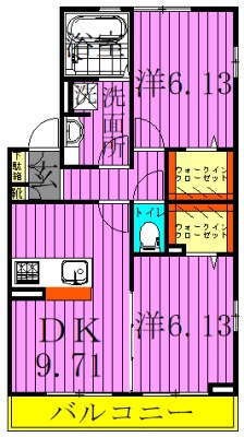 シャトレー  間取り図