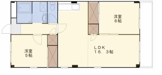 セキレーション 403号室 間取り
