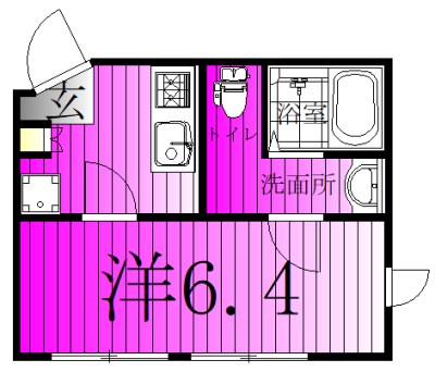 アルカディア柏 101号室 間取り