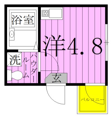 シャンティ北千住 間取り図