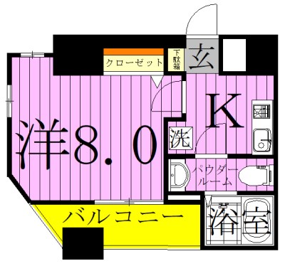 クレストタップ綾瀬 間取り図