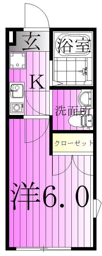 アムール南千住 間取り図