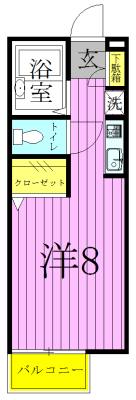 ベルデュール 間取り図