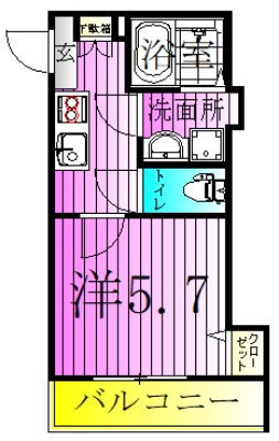 メルディア小台2丁目 間取り図