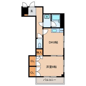 シュプレーム東金町 間取り図