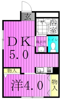 ワコーレ千住Ｂ棟 間取り図