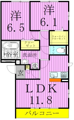 プランドールＡ 間取り