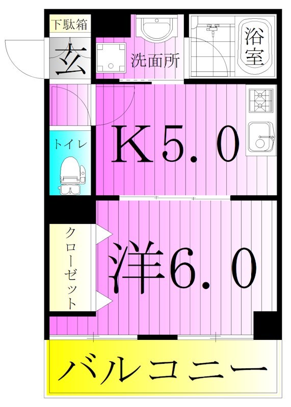 ワコーレ千住Ａ棟 間取り図