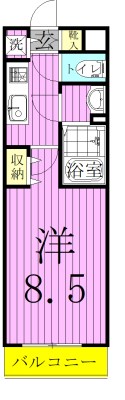 YASUIビル第10 104号室 間取り