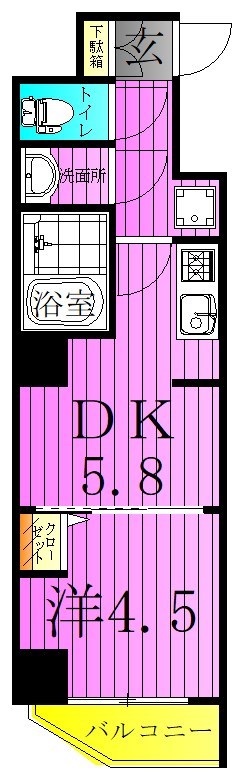ラフィスタ大師前4 間取り図