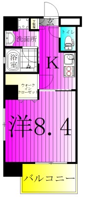 アークシティ柏 302号室 間取り