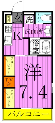 リブリ・Ｍｄｉ　足立１ 間取り図