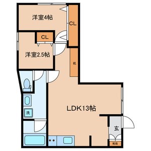 オプサス西新井 間取り図