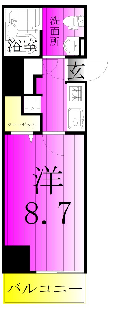 アルファコート綾瀬２  間取り図