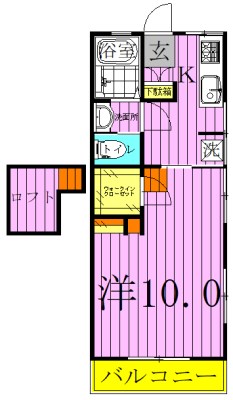 フジハイツ 間取り図