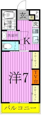 リブリ・Ｍｄｉ　足立２ 間取り図