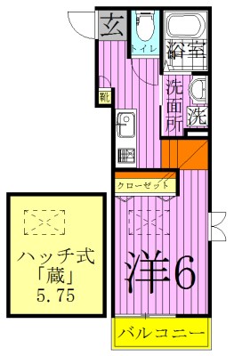 タカラコート１ 間取り図