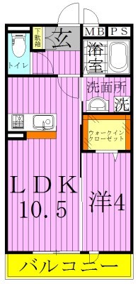 パークフラッツ 間取り図