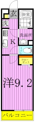 リブリ・柏明原 203号室 間取り