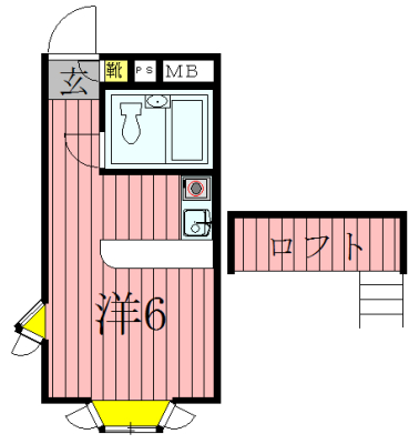 ベルピア北柏6-2 102号室 間取り