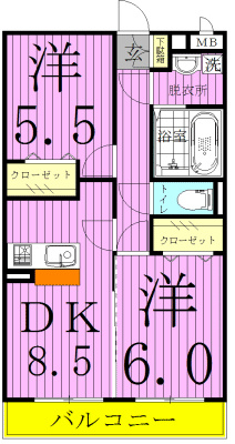 ガーデンパレス 間取り図