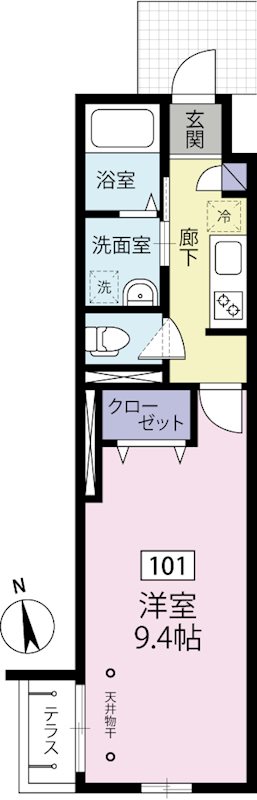 アミュレット  間取り図
