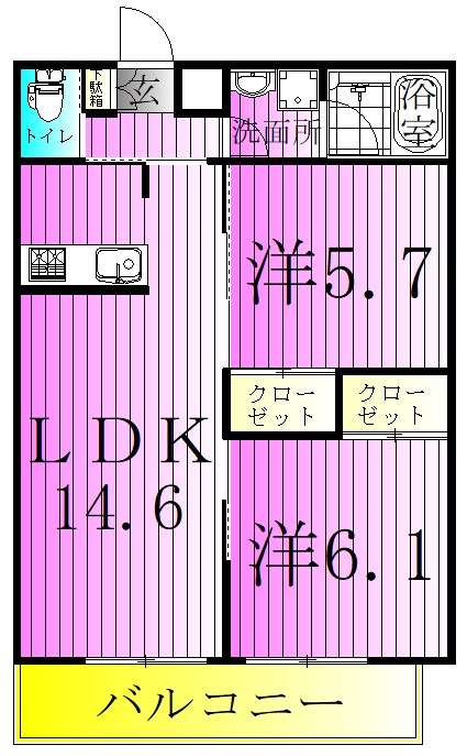 ラフィーネブラン 間取り図