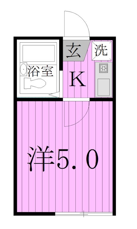 シャンテ大師前 間取り図