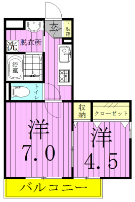ルガーナ 間取り図