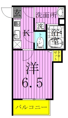サフィニア柏 302号室 間取り