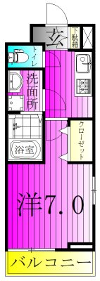 ブリーズ・セイバリー 201号室 間取り
