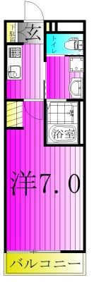 ベラヴィスタ 305号室 間取り