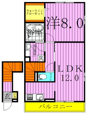 ルミエール　ドゥ 間取り図