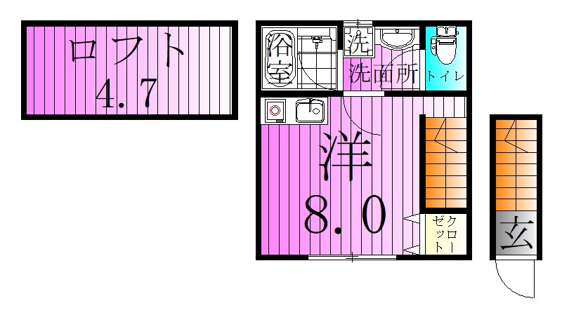 コーポＵＳＨＩＯ 間取り図