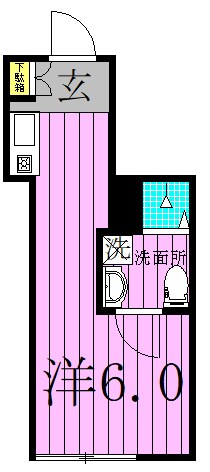 リーフ江北 間取り図