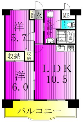 ブライトステージ南柏 間取り
