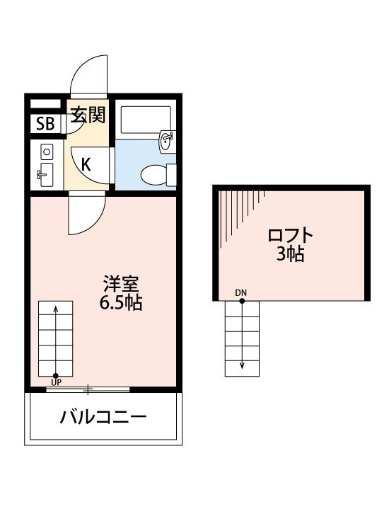 リエス新松戸 202号室 間取り