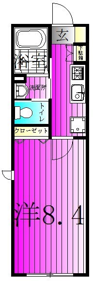 Ｗｉｓｔｅｒｉａ扇 間取り図