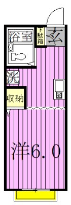 ベルコーポＣ 間取り図
