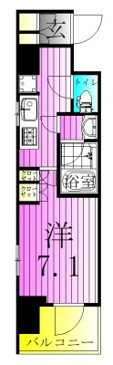 ドゥーエ三ノ輪Ⅱ 間取り図